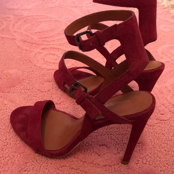 Rebecca Minkoff Suede Sandal Heel - Picture 2 of 5